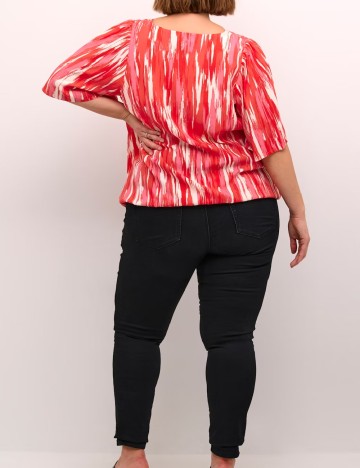 Bluza Kaffe Curve, rosu