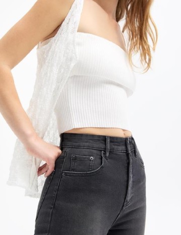 Blugi Pull&Bear, negru