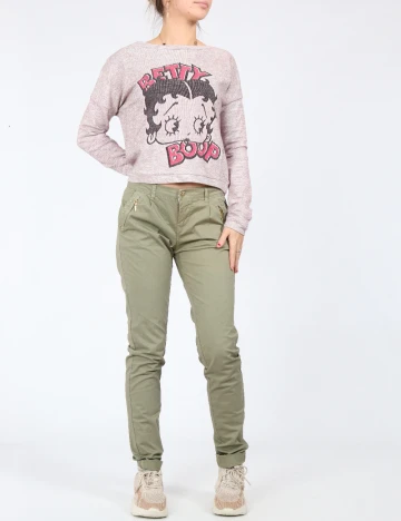 Pantaloni Bershka, verde