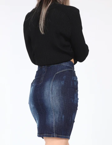 Fusta Bershka, bleumarin