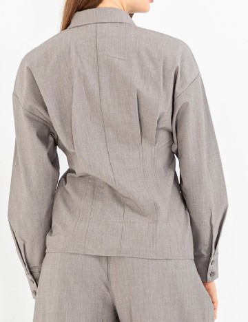 Camasa My Essential Wardrobe, gri