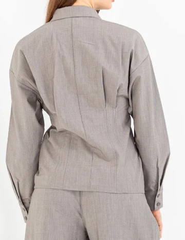 Camasa My Essential Wardrobe, gri