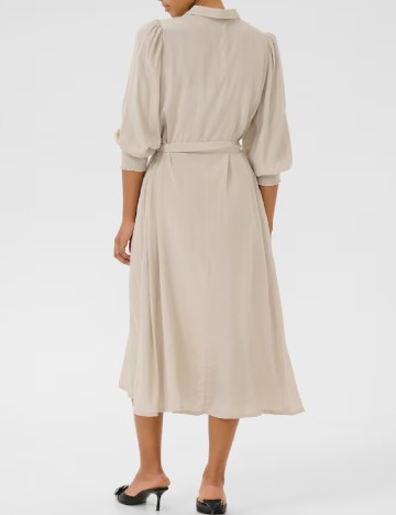 Rochie medie Kaffe, crem