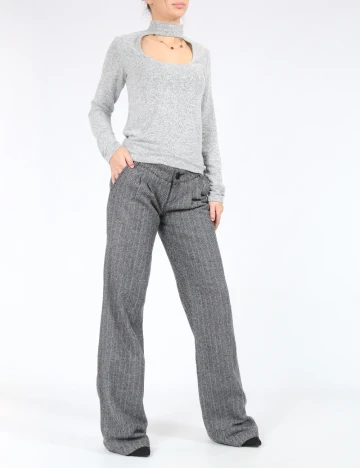 Pantaloni Bershka, gri Gri