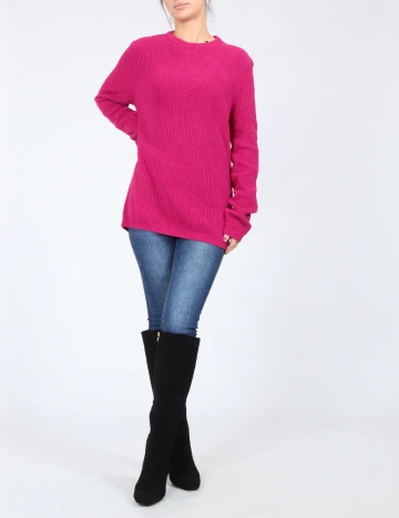 Bluza Zara, magenta Roz