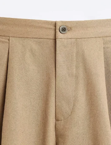 Pantaloni Zara, maro
