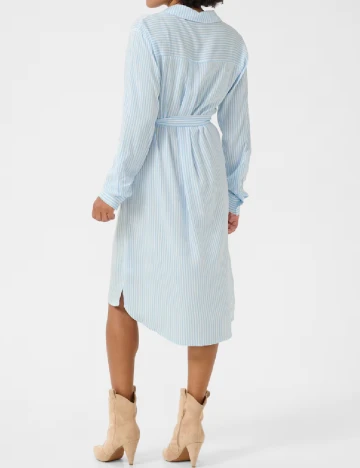 Rochie scurta Love Copenhagen, alb/albastru