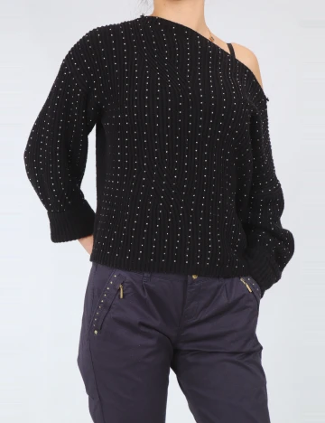 Pantaloni Bershka, bleumarin Albastru