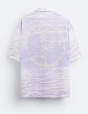 Camasa Zara, mov Mov