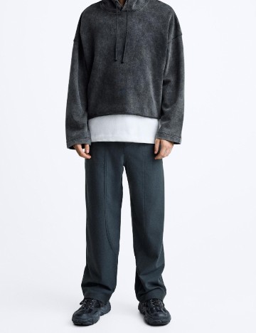 
						Pantaloni Zara, albastru