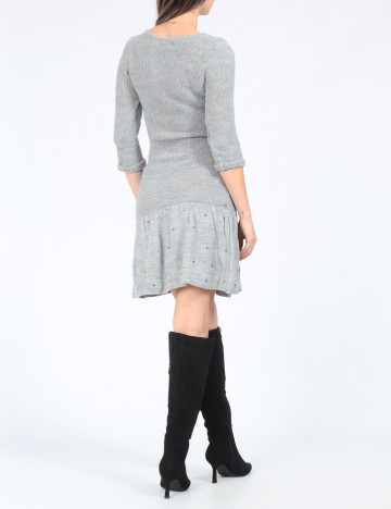 Rochie scurta Bershka, gri