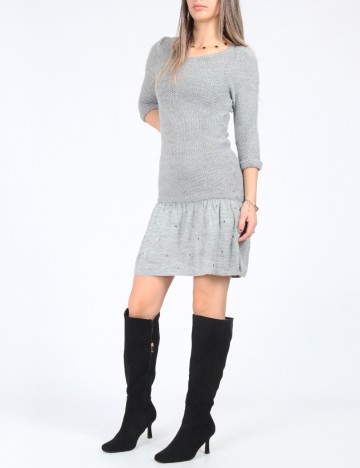 Rochie scurta Bershka, gri