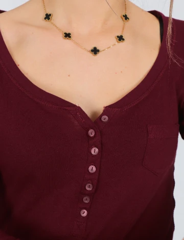 Bluza Bershka, visiniu Rosu