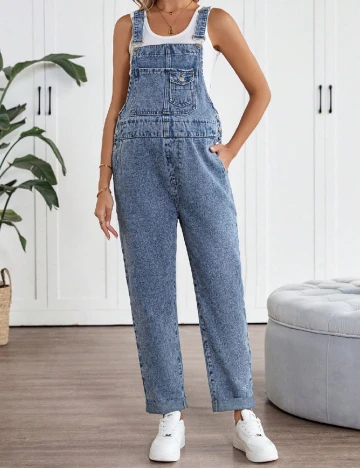 Salopeta SHEIN, albastru