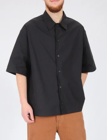 Camasa Oversize Zara, negru Negru