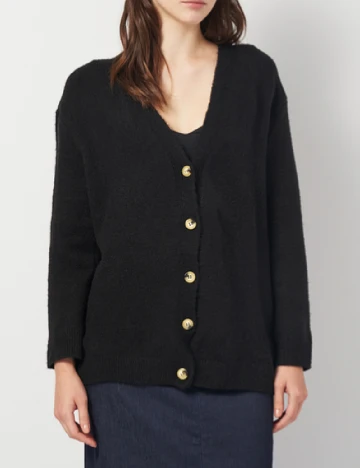 Cardigan Oversize Zara, negru