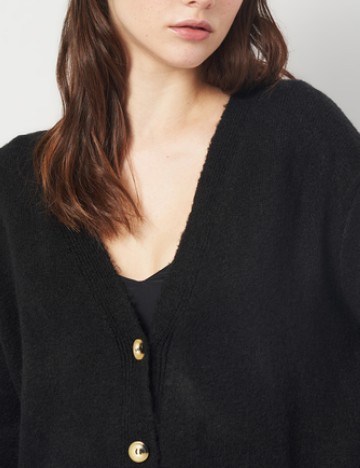 Cardigan Oversize Zara, negru