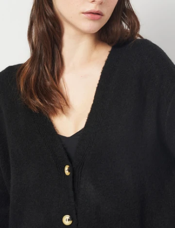 Cardigan Oversize Zara, negru