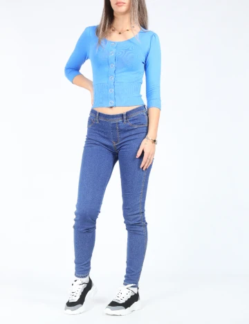 Blugi Bershka, albastru