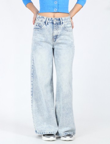 Blugi Dazy, albastru deschis