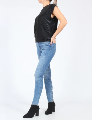 Blugi Bershka, albastru Albastru