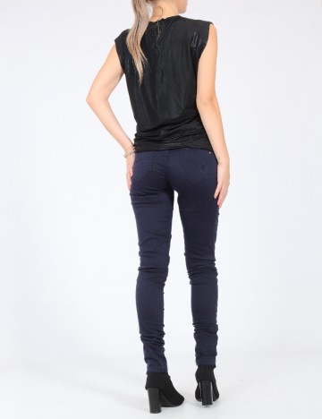 Pantaloni Bershka, bleumarin