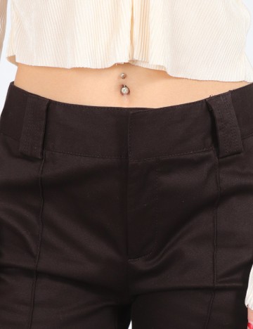 Pantaloni Zara, maro