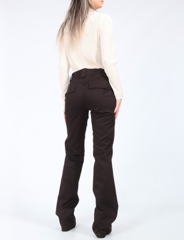 Pantaloni Zara, maro