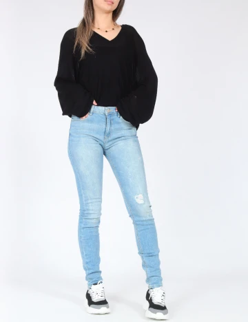 Bluza Bershka, negru Negru