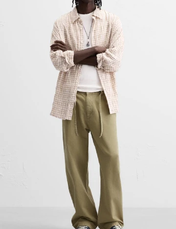 Camasa Zara, crem Crem