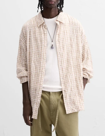 Camasa Zara, crem Crem