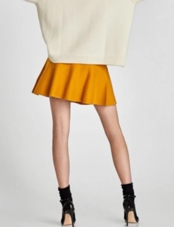 Fusta Zara, galben Galben