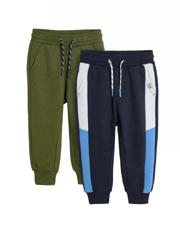 Set pantaloni 2 perechi Cool Club, bleumarin/verde