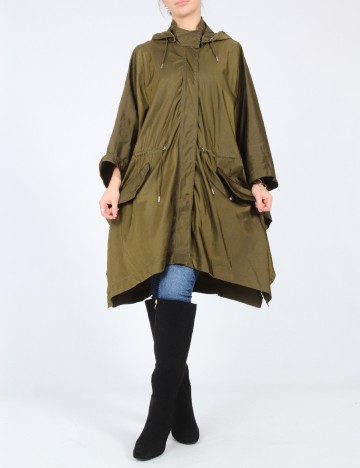 
						Pelerina de ploaie Zara, verde