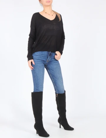 Bluza Bershka, negru Negru