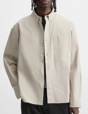 Camasa Zara, bej Crem