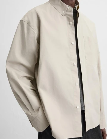 Camasa Zara, bej Crem