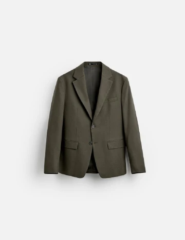 Sacou Zara, verde Verde