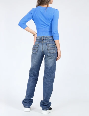 Bluza Zara, albastru Albastru