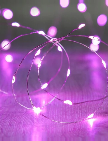 Luminite led pentru par Dayes, roz Roz