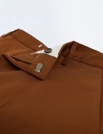 Pantaloni Zara, maro