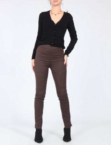 Pantaloni Zara, maro