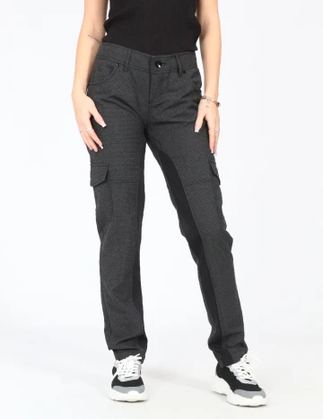 Pantaloni Zara, gri inchis