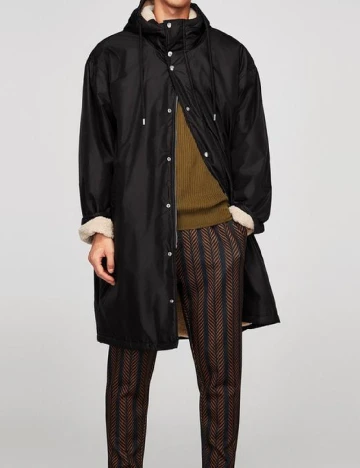 Geaca Zara, negru Negru