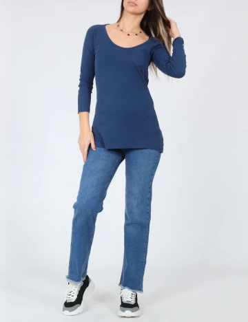 Bluza Zara, albastru Albastru