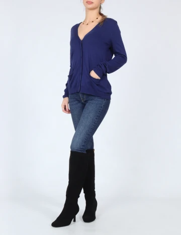 Cardigan Zara, albastru