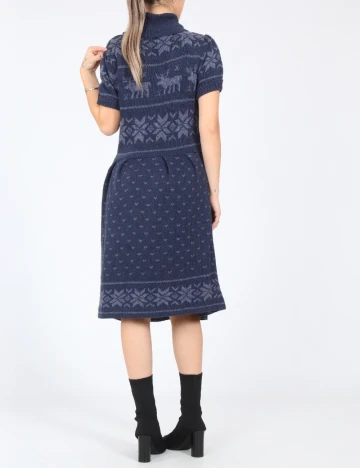 Rochie medie Zara, bleumarin Albastru