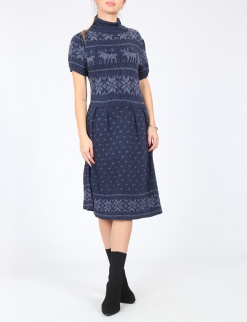 Rochie medie Zara, bleumarin