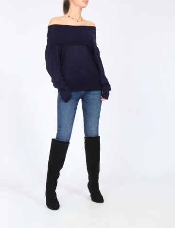 Bluza Zara, bleumarin Albastru