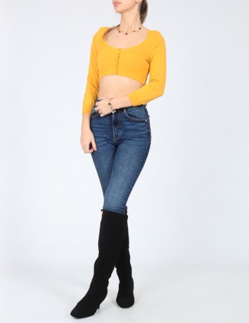 Cardigan Zara, galben